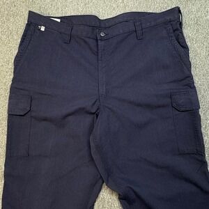 Carhartt Flame Resistant CAT 2 NFPA 2112 Cargo Pants Men 44X30 Navy Arc Work FR